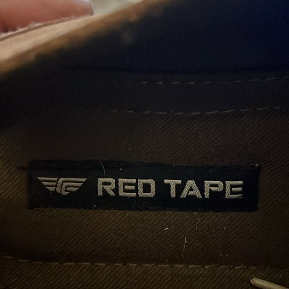 RED TAPE - Leather lace comfort shoes Men size 11 - Picture 5 of 6